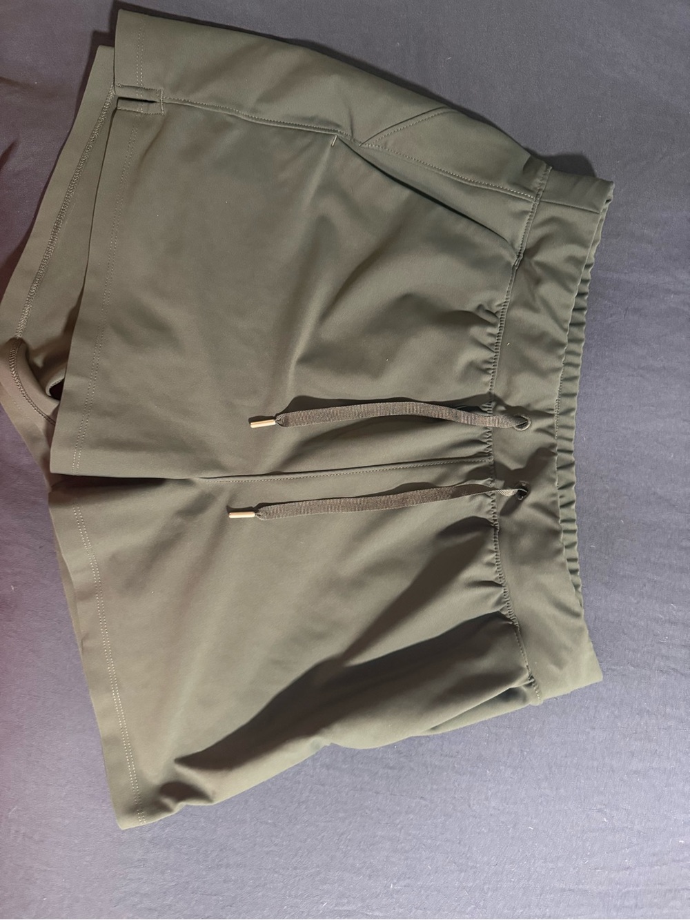 Old Navy Olive Green Athletic Shorts with Drawstring